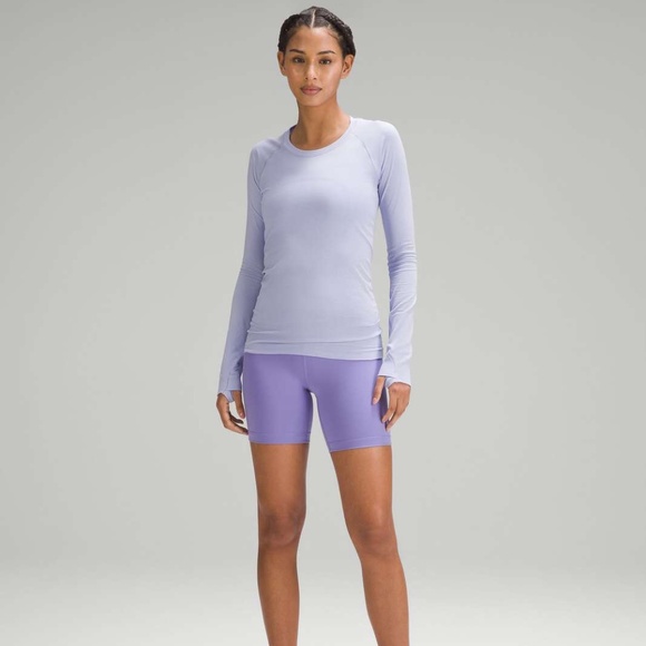 Lululemon Swiftly Tech Long-Sleeve Shirt 2.0 Lilac Smoke - Picture 1 of 4